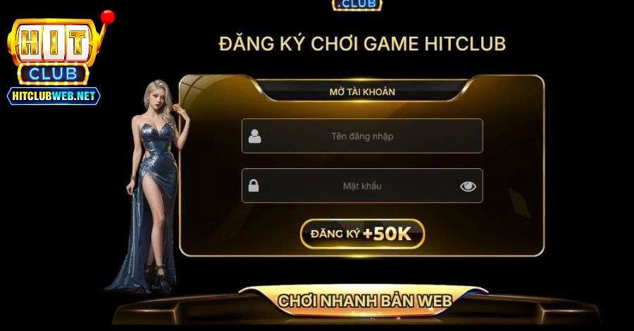 Tiến hành đăng ký tài khoản để tham gia trải nghiệm game